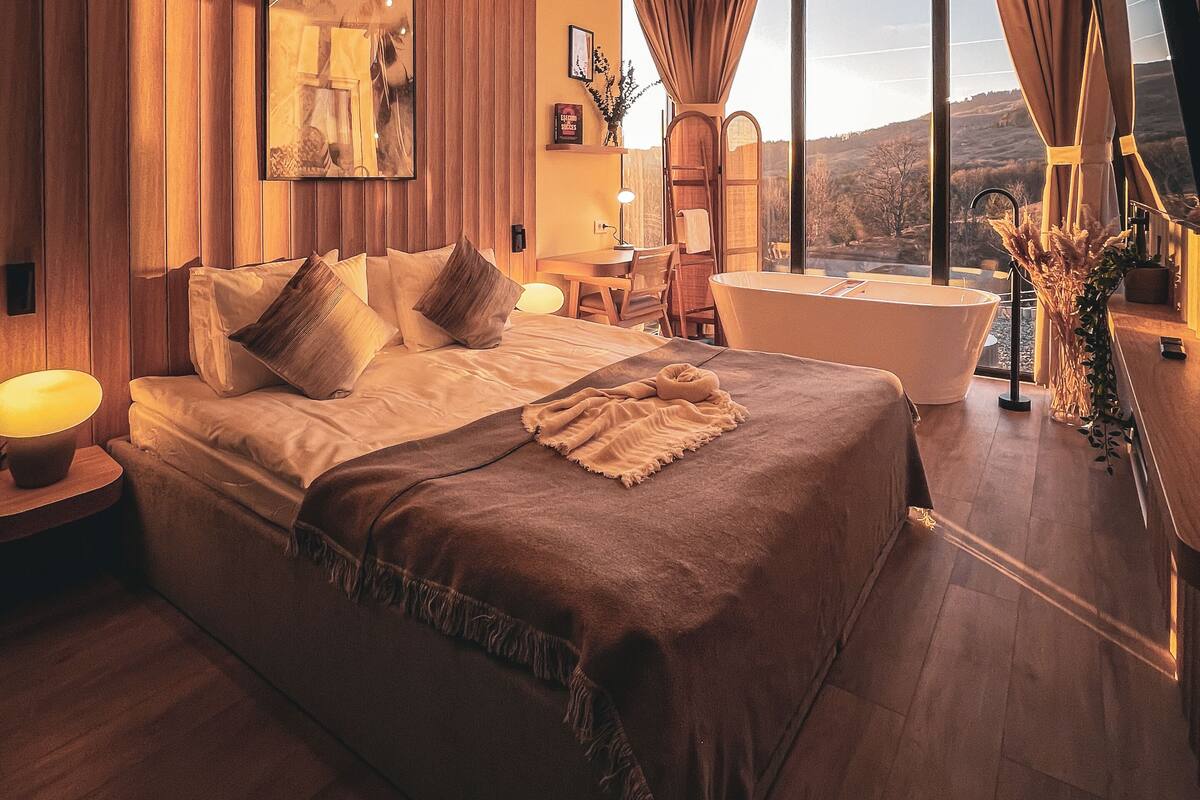 Lakens van Egyptisch katoen, luxe beddengoed