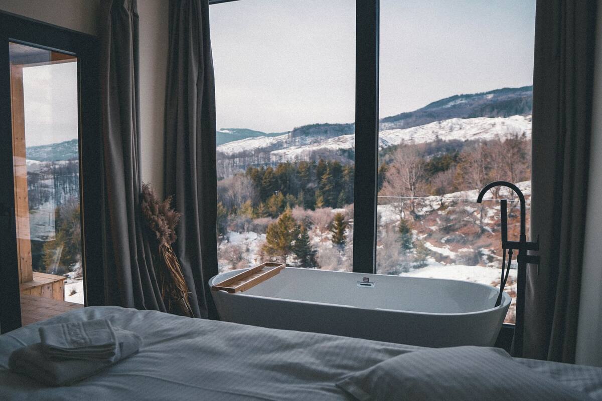 Exclusive Bungalov | Dizüstü bilgisayar çalışma alanı, ücretsiz kablosuz İnternet