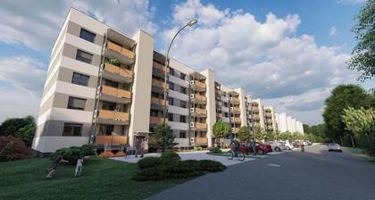 Sandmine - Modern Apartment in a Peaceful, Renewed District