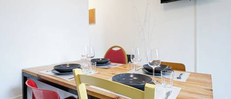 Microwave, espresso maker, electric kettle, high chair