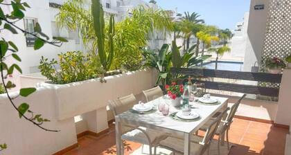 Spacious Estepona Apartment With Pool & Golf Views