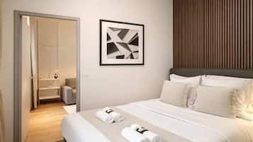 Apartamento clássico, vista para o pátio | Ferros/tábuas de passar roupa, Wi-Fi de cortesia