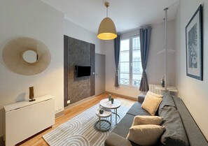 Classic-Apartment, Blick auf den Innenhof | Ausblick vom Zimmer