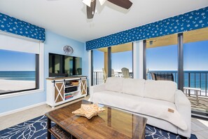 Appart'hôtel, 3 chambres | Coin séjour