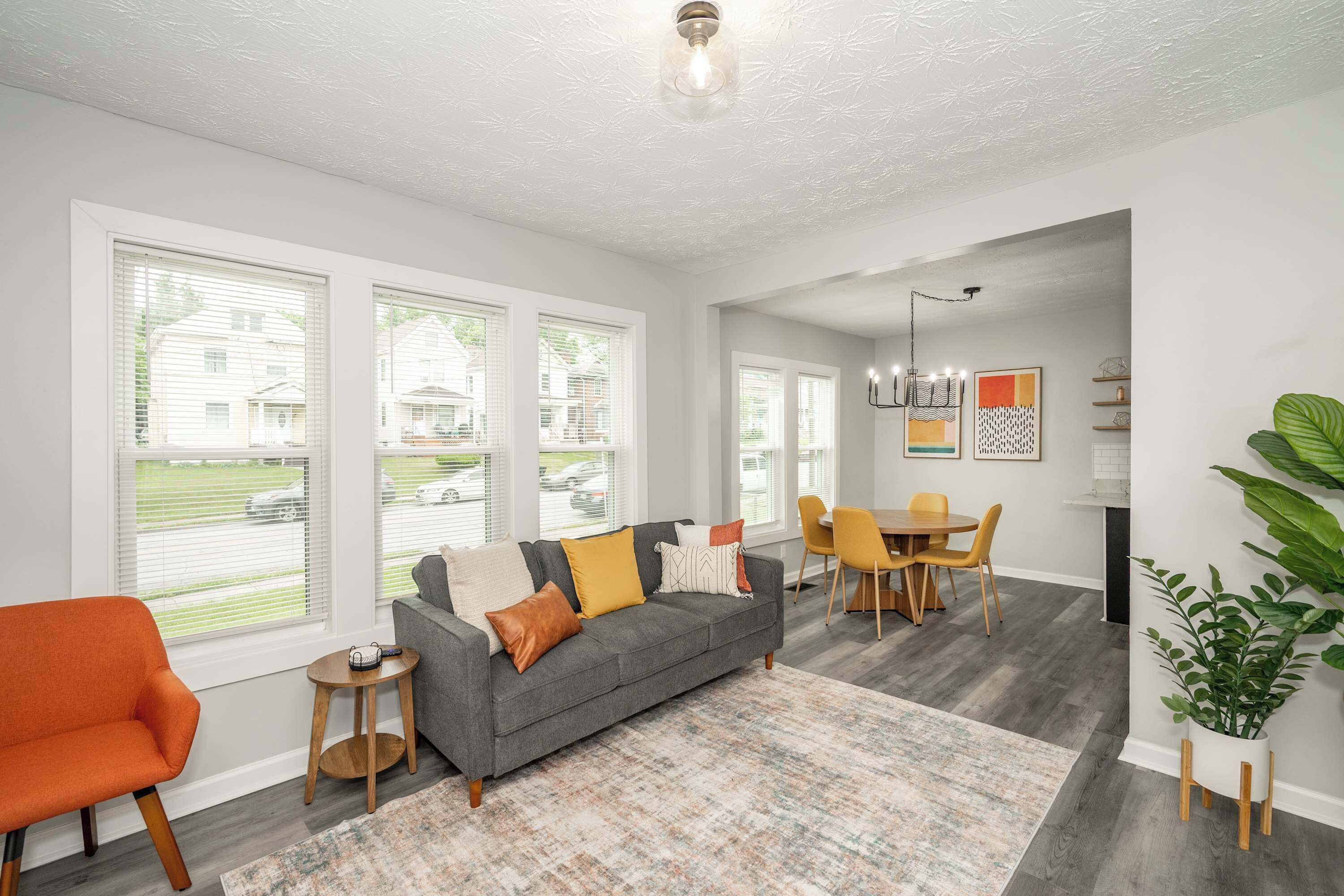 House, Multiple Beds, Patio, Garden View (Modern Cincy Home) | Living area | 42-inch flat-screen TV with digital channels