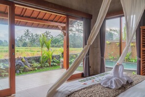 Luxury Villa, Private Pool, Garden View | Balcony view - Seelong Villa Ubud by Dhananjaya Hospitality (Sebatu)