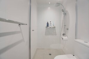 Shower, hair dryer