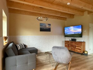 TV, video games, table tennis, stereo