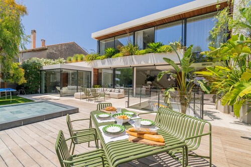 Villa Roche Blanche - Jardin tropical avec piscine