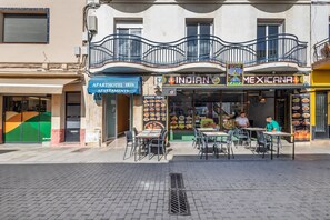 Outdoor dining - Pleasant Apartment in Malgrat de Mar (Malgrat de Mar)