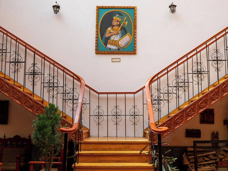 Interior entrance