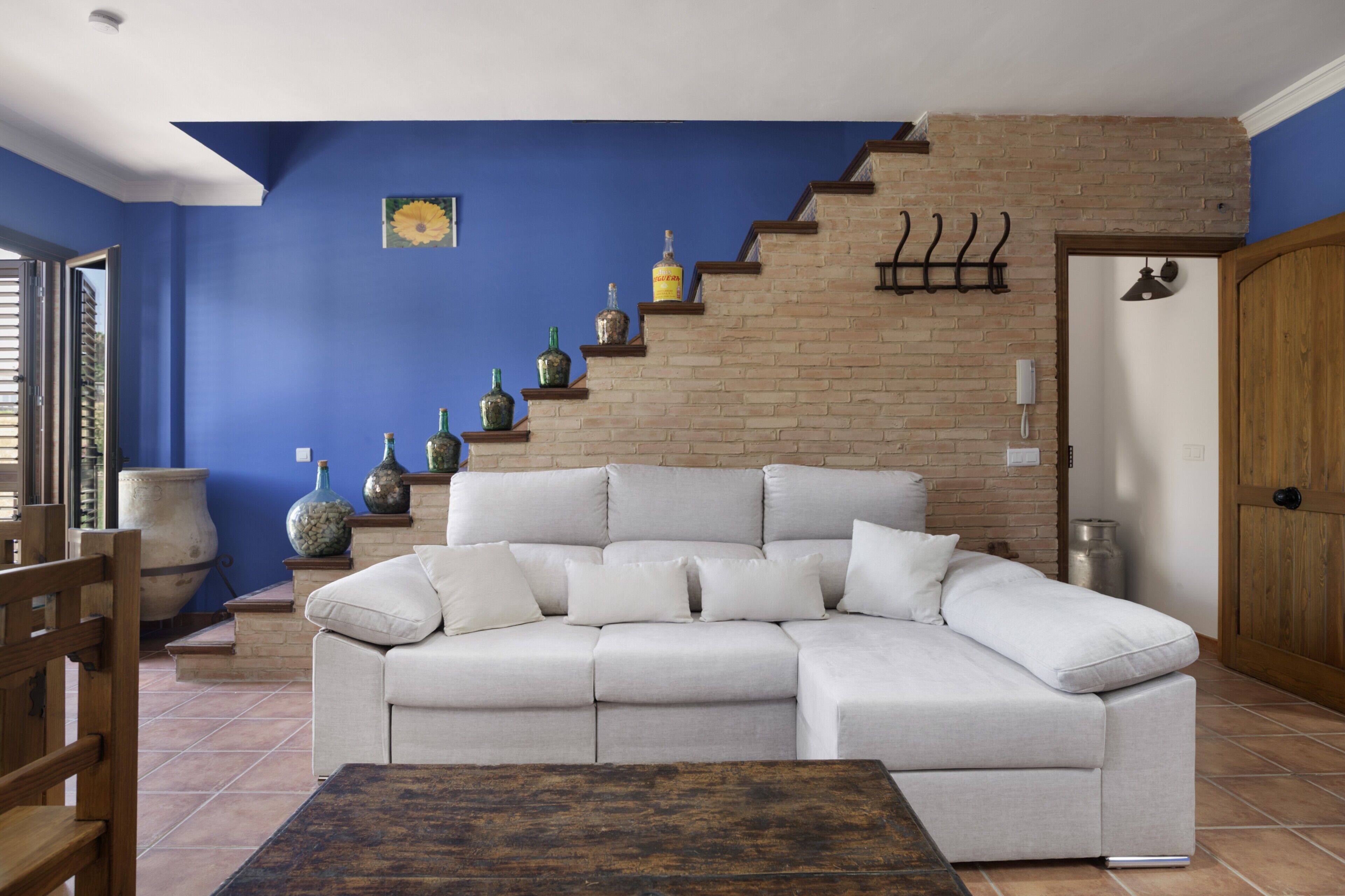 Télévision, cheminée