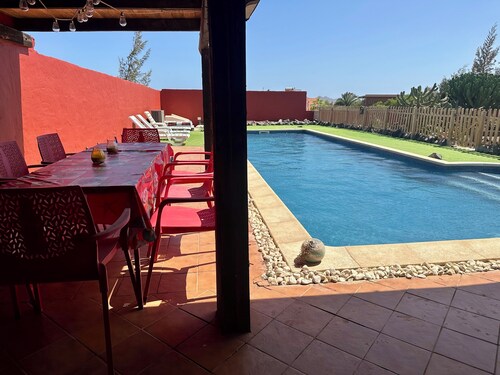 Villa rustica con piscina privada cerca del mar - Capacidad 9 personas