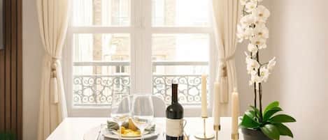 Standard Apartment, Courtyard View | Living area | 80-cm Smart TV with digital channels