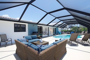 Casa, várias camas (The Little Beach House) | Piscina