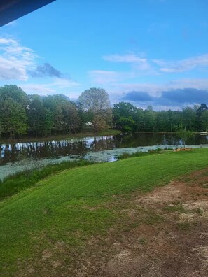 Blick von der Unterkunft