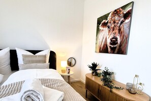 1 habitación y ropa de cama
