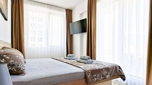 Appartement, 2 chambres, accessible aux personnes à mobilité réduite, vue jardin