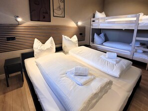 Apartamento | 1 quarto, roupa de cama