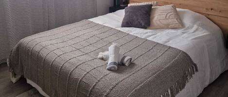 Iron/ironing board, WiFi, bed sheets