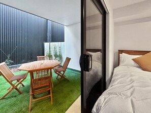 2 habitaciones, tabla de planchar con plancha, wifi y ropa de cama 