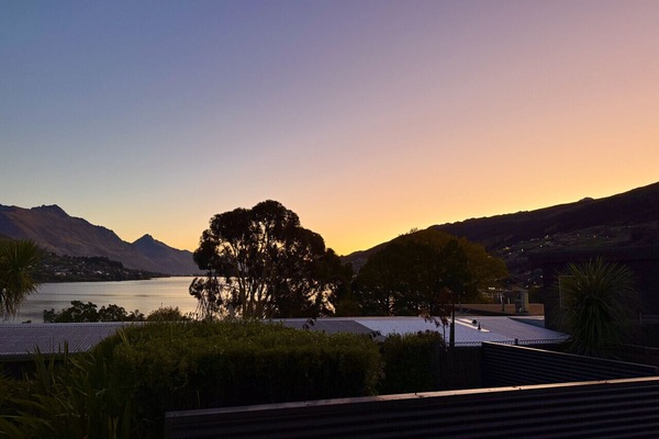 Blick von der Unterkunft