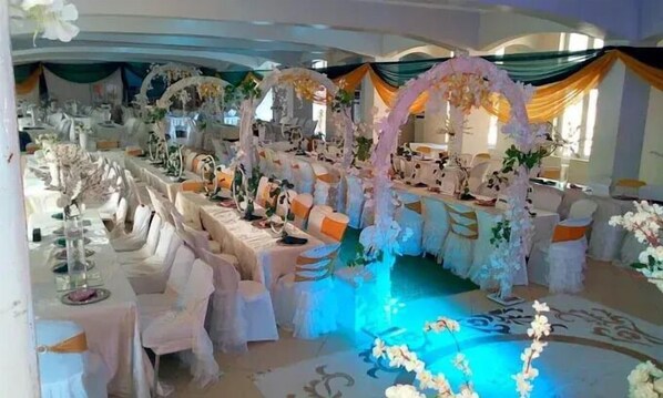 Área interna para casamento