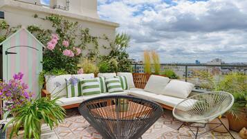 Apartamento Confort, vistas a la ciudad | Terraza o patio