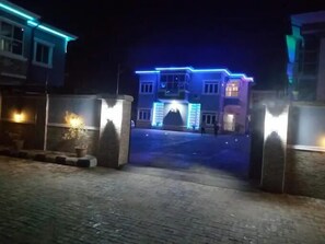 Front of property – evening/night