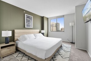 2 slaapkamers, een bureau, wifi, beddengoed