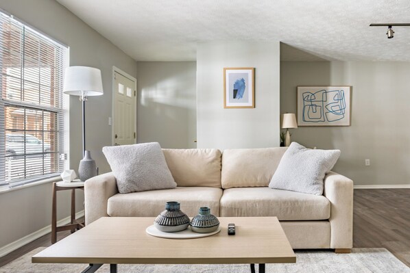 Apartment, 1 Bedroom | Living area