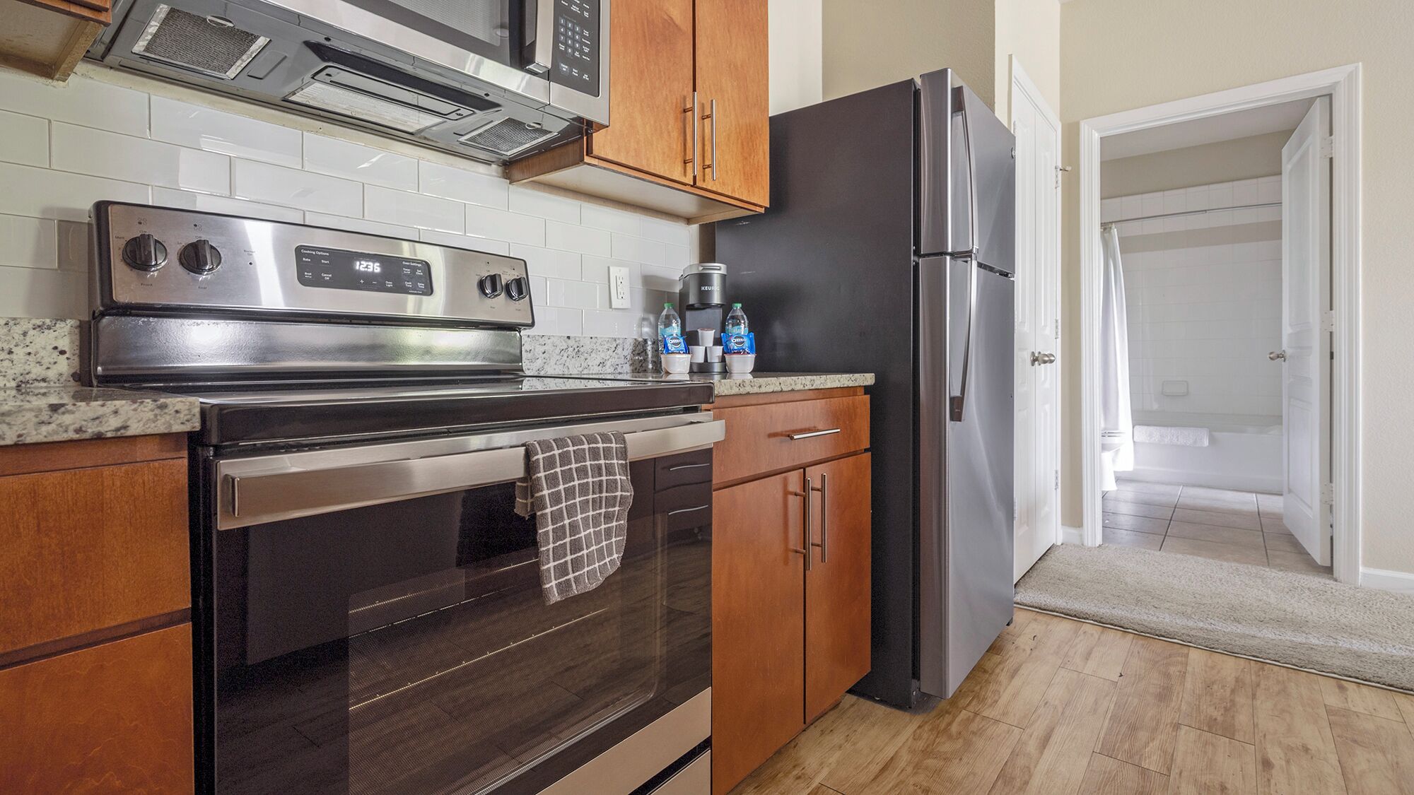 Apartment, 1 Schlafzimmer | Eigene Küche | Mikrowelle, Ofen, Herdplatte, Geschirrspüler