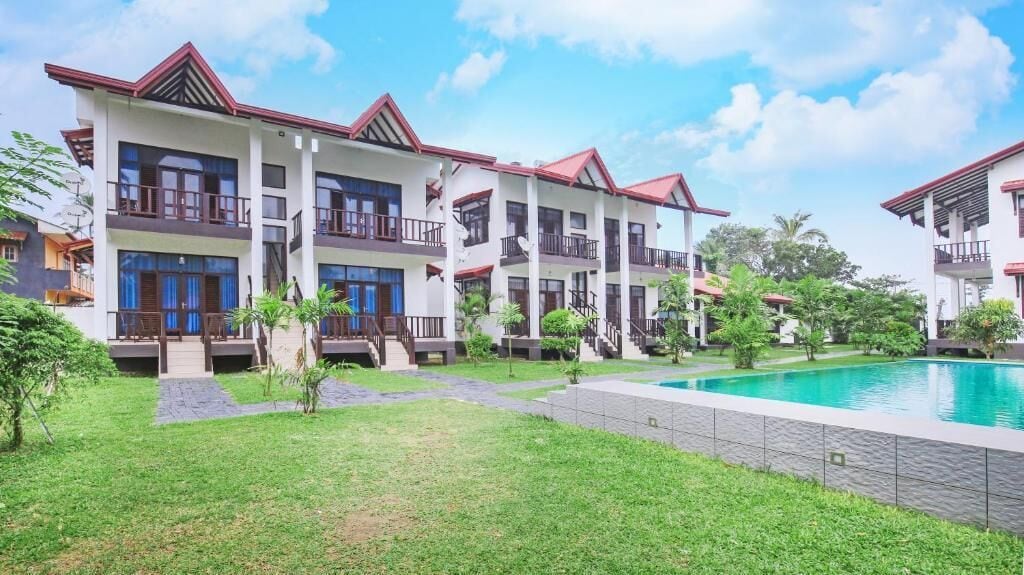 Façade de l’hébergement