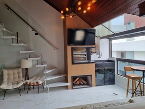 Interior - Triplex beach of the English (Ingleses do Rio Vermelho Florianópolis)