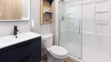 Haartrockner, Handtücher, Seife, Shampoo