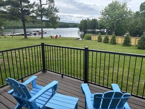 Terrace/patio - Juniper Motel-King Suite-RM12*Efficiency Kitchen*Lakefront*ATV Access (Greenville)