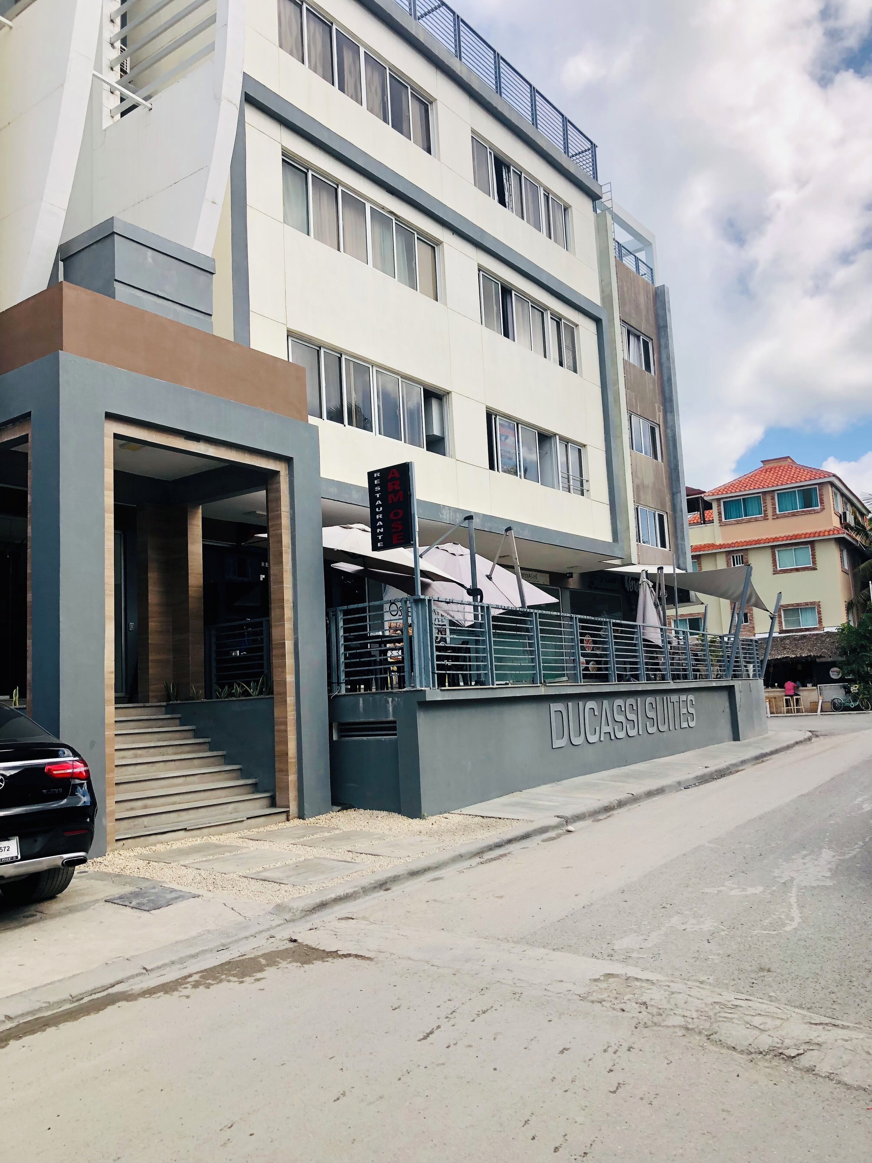 Façade de l’hébergement