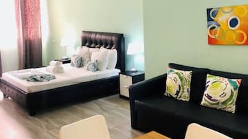 Een kluis op de kamer, gratis wifi, beddengoed