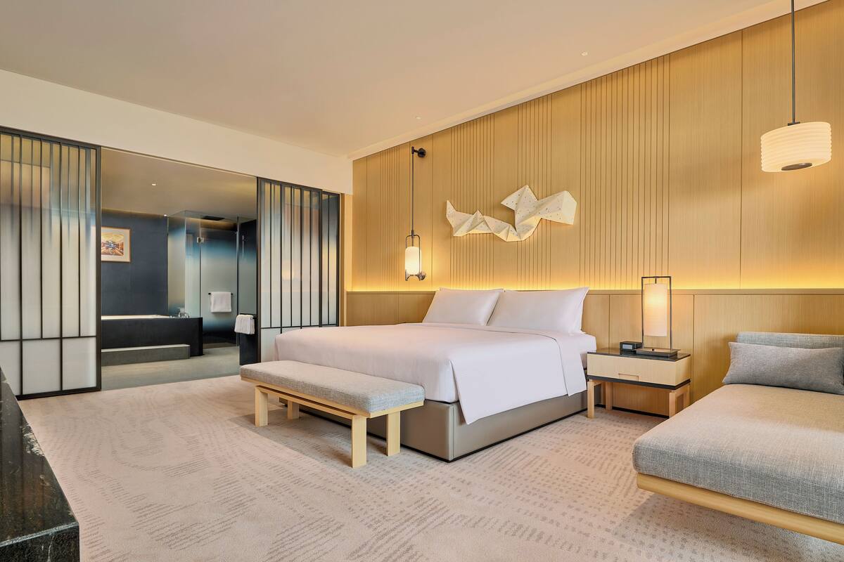In-room safe, blackout curtains, iron/ironing board