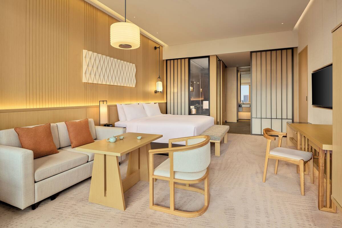 In-room safe, blackout curtains, iron/ironing board