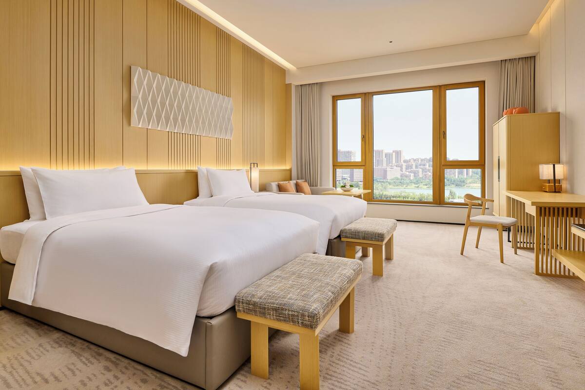 In-room safe, blackout curtains, iron/ironing board