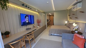 Appartement Classique, vue cour intérieure | Coin séjour