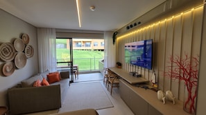 Appartement Classique, vue cour intérieure | Coin séjour