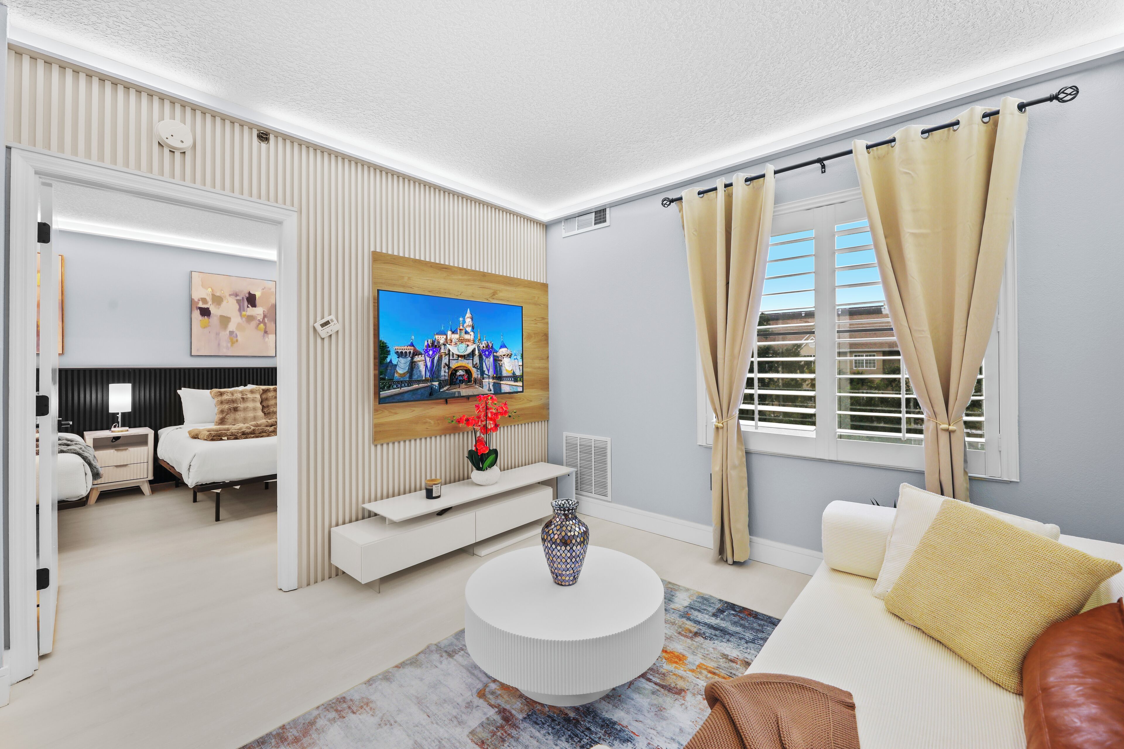 1 habitación, tabla de planchar con plancha, wifi y ropa de cama 