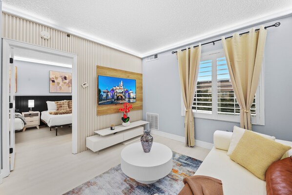 1 chambre, fer et planche à repasser, Wi-Fi, literie fournie