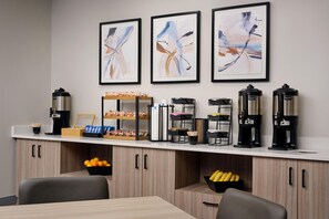 Petit déjeuner à emporter compris tous les jours