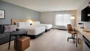 Desk, laptop workspace, iron/ironing board, free WiFi