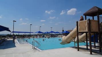 Indoor pool, outdoor pool