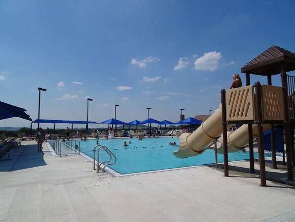 Indoor pool, outdoor pool