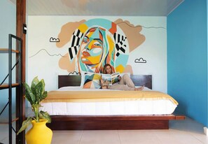 아파트, 킹사이즈침대 1개, 발코니, 시내 전망 | 방음 설비, 무료 WiFi